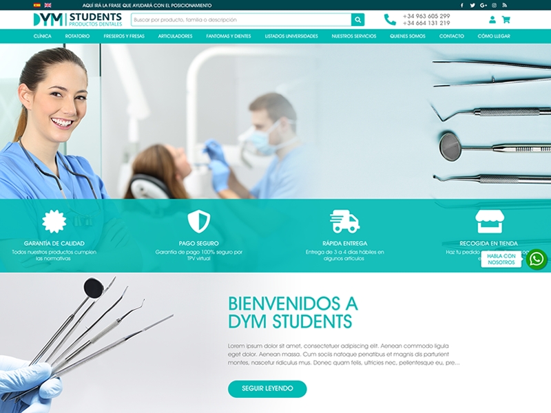 Bienvenidos a nuestra nueva web