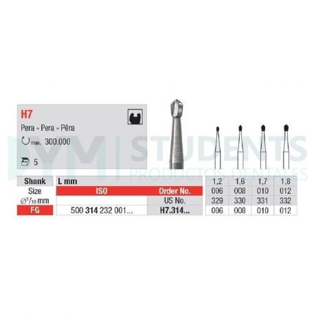 FRESA 330 H7 TAMAÑO -008-010