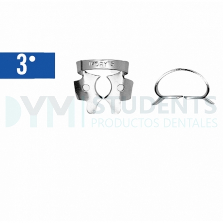 3 CLAMP CON ALA IVORY