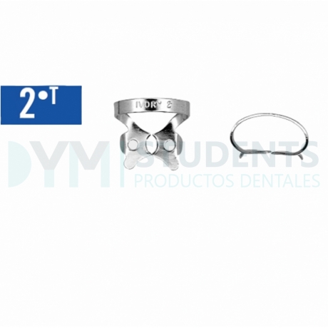 2 CLAMP CON ALA IVORY