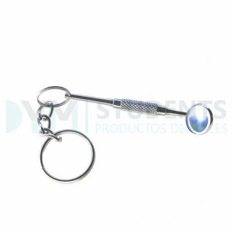 Llavero tipo mango de espejo.