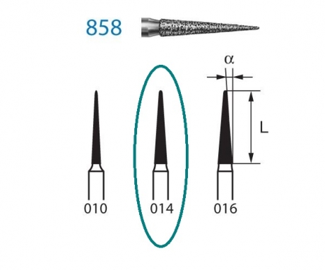 FRESA 858 LANZA TAMAÑO 014