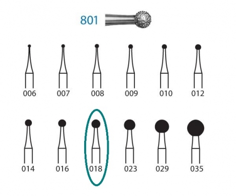 FRESA 801 BOLA TURBINA Nº018