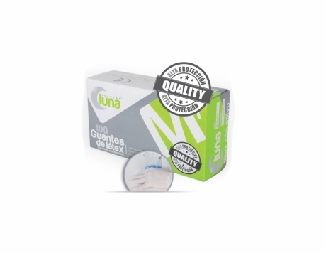 POWDERED LATEX GLOVES 100u