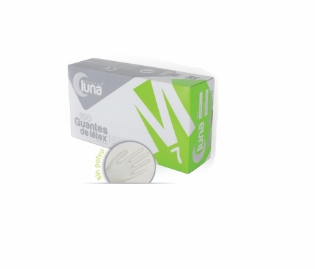 GUANTES LATEX SIN POLVO 100U