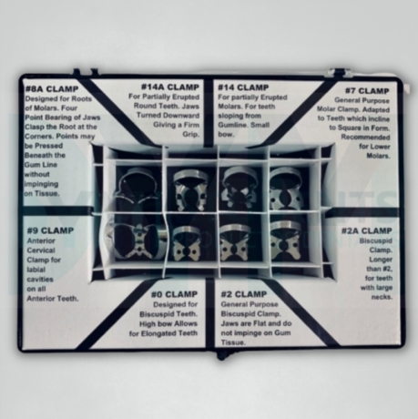 KIT CLAMPS IVORY 8 clamps