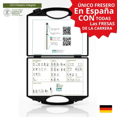 A-Comprehensive Bur Case – UCV - Made to order (Includes all the burs required for the degree)