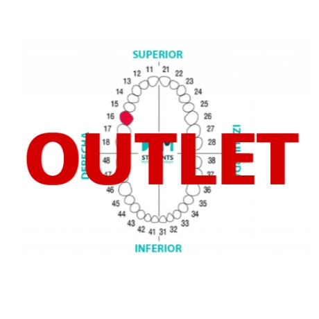 DIENTE Nº17 SEGUNDO MOLAR SUP.DER. 1U Outlet
