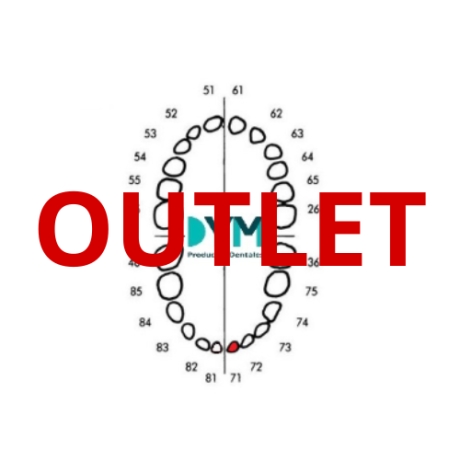 DIENTE Nº71 INCISIVO CENTRAL INF.IZQ 1U Outlet